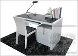 厂家直销 现代简约 宜家高档 黑白钢琴烤漆电脑桌 写字台办公书桌