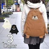 日本乐天货源外贸创意动物可爱小熊双肩包女学院风中学生书包背包