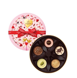 预订！日本代购 Godiva 2016情人节限定巧克力 粉色圆盒装 5枚入