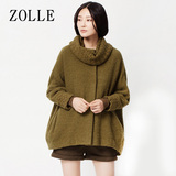 ZOLLE因为春夏欧美专柜正品女装加厚呢子上衣短外套