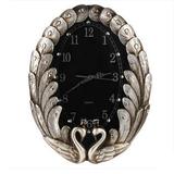 欧式挂钟时尚客厅装饰钟表现代简约创意静音时钟 古银色 20英寸