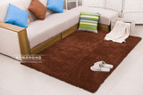 促销时尚纯色弹力纱超柔地毯 客厅茶几沙发地毯卧室满铺地毯定制