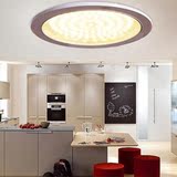 雷士led厨房灯吸顶灯嵌入式圆形卫生间灯具暗装厨房灯NWQ1040黄光