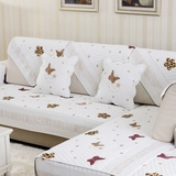 夏季全棉沙发垫 布艺简约纯棉沙发套客厅红木组合沙发巾全盖坐垫