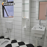 白色地铁砖卫生间墙砖200 400瓷砖瓷片简约墙面砖亚光浴室厕所