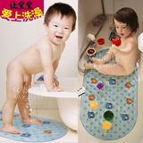 儿童浴室防滑垫洗澡卫生间地垫浴缸脚垫卡通泡沫宝宝爬行垫带吸盘
