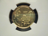 梵蒂冈2012年50欧分硬币BU(NGC)