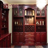 重庆定做实木酒柜定制欧式美式美国红橡木实木酒窖柜子特价新品