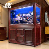 欧宝中式生态金龙鱼缸水族箱创意玄关客厅大型屏风1.2米可定制