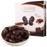 比利时进口吉利莲贝壳浓黑巧克力礼盒168g 74％可可含量休闲零食