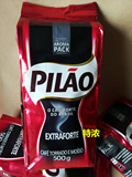 PILAO烘焙咖啡粉【EX特浓】经典香醇 巴西原产塑封500克 原装进口