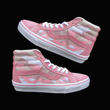 万斯正品滑板鞋VANS/SK8-HI高帮粉色迷彩休闲运动女鞋板鞋