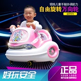 QQ熊儿童电动车四轮带遥控宝宝汽车室内外早教电瓶摩托车正品包邮