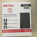 BUFFALO巴法絡HD-PZFU3 1T USB3.0 2.5寸防震加密移动硬盘 代购