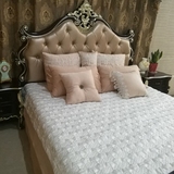 欧式床新古典奢华婚床1.8米1.5米双人床美式田园公主床样本房家具