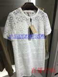 香港直播代购BURBERRY/博柏利女士棉质蕾丝衬衫式连衣裙40127431