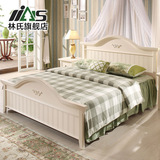 聚林氏卧室成套家具韩式田园1.5m板式床双人大床床头柜床垫组合A3