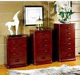 红橡木家具四五六斗柜斗橱100%全实木储物柜 收纳柜 整装正品特价