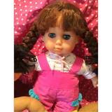 会眨眼睛的布娃娃小女孩沙龙可爱洋娃娃毛绒玩具玩偶儿童女生礼物