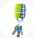 【天天特价】儿童趣味音乐小钥匙 闪光电子防盗锁汽车遥控器玩具