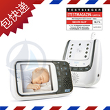 德国代购NUK 婴儿无线监控/监护/监视器 数控彩屏温度传感摇篮曲