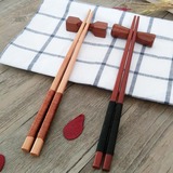 日式和风木质缠线筷子 ZAKKA老漆楠木绑线筷子 尖头筷子 木质餐具