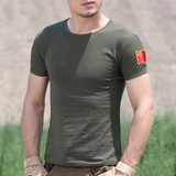 塔夫曼军装男特种兵短袖夏季 军迷特种兵T恤训练迷彩服 体能服