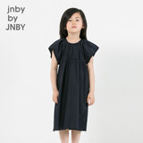 jnby by JNBY江南布衣童装女童夏全棉花边袖公主连衣裙1F550023
