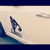 NBA球星特雷西 篮球麦迪 反光汽车贴纸 爱卡车贴 改装拉花划痕贴