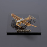 日本AEROBASE飞机模型拼装组装益智玩具摆件迷你战机黄铜制B007