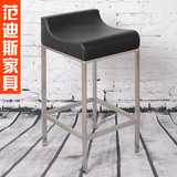 范迪斯吧台椅 时尚简约不锈钢酒吧椅 高脚吧凳欧式高脚椅BC105