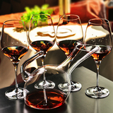 6只装 进口工艺无铅水晶红酒杯套装创意醒酒器大号葡萄酒杯高脚杯