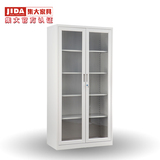 特价上海JIDA集大钢制拆装式文件柜BK玻璃开门柜档案柜铁皮柜包邮
