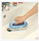 振兴SA147 浴缸擦 浴缸清洁刷 带把手加厚型 百洁布强力除污刷子