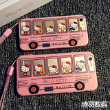 猫咪巴士 iphone6s手机壳苹果6plus软硅胶保护套5s挂绳卡通全包