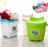 多功能儿童塑料收纳凳子宝宝储物凳收纳箱杂物零食凳收纳桶包邮