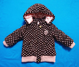 韩国原单女童儿童小童装宝宝婴儿衣服 外套棉衣棉服外贸尾单冬装