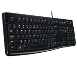 销量冠军 罗技 K120 有线键盘 USB电脑台式机笔记本家用办公游戏