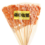 日本进口零食小吃/特产 藤田制菓沙爹海鲜系列原味24支鱼串片130g