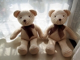 2015新款全棉布艺晃腿泰迪熊 创意玩具布熊玩偶公仔娃娃礼物
