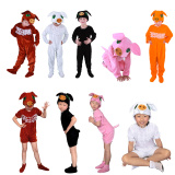 六一儿童演出服装动物表演服套装三只小猪童话故事造型服