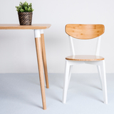 竹易家简约现代楠竹餐桌椅小户型餐桌餐椅组合长方形饭桌桌子实木