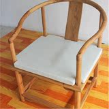 德馨亭 亚麻中式红木实木家具圈椅垫官帽椅坐垫套沙发垫布艺定做