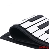 手卷钢琴88键USB接口便携式加厚版MIDI键盘软钢琴模拟成人电子琴