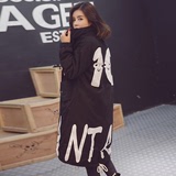 2015韩国东大门冬装新款大码棉服外套学生 棉衣棉袄女中长款韩版
