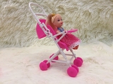 芭比娃娃大套装婴儿车生日礼物芭比娃娃套装芭芘公主玩具批发益智