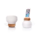 热卖IDMIX智能蘑菇灯 创意iPhone苹果充电移动电源桌面便携木质氛