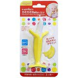 日本代购 KJC 香蕉型婴儿牙胶 3个月以上 医用级硅胶磨牙棒