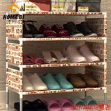 特价大学生宿舍寝室创意鞋柜迷你家用多层简易组装小型鞋架不锈钢