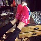 夏款新款女士高帮鞋运动女靴韩版休闲学生滑板鞋阿迪鸿星达斯尔克
